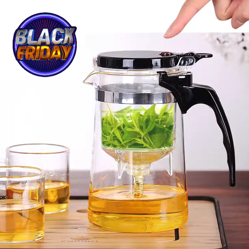 Bule Infusor de Chá - InfusionTea Bule - Elegância e praticidade