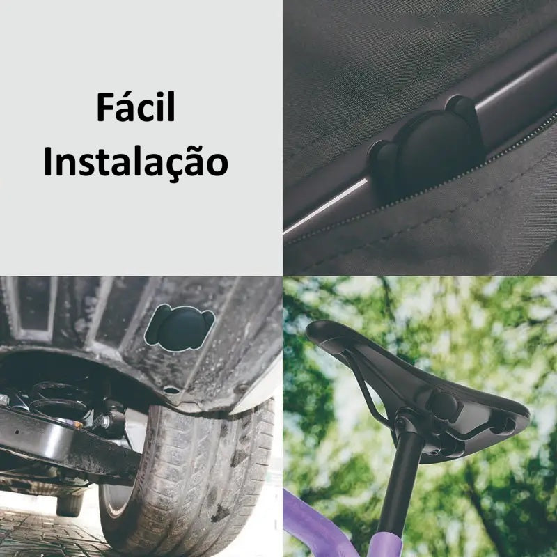 Rastreador Bluetooth GPS com Áudio para IOS – AirTag Dispositivo Antiperda para Chaves, Carteira e Carro