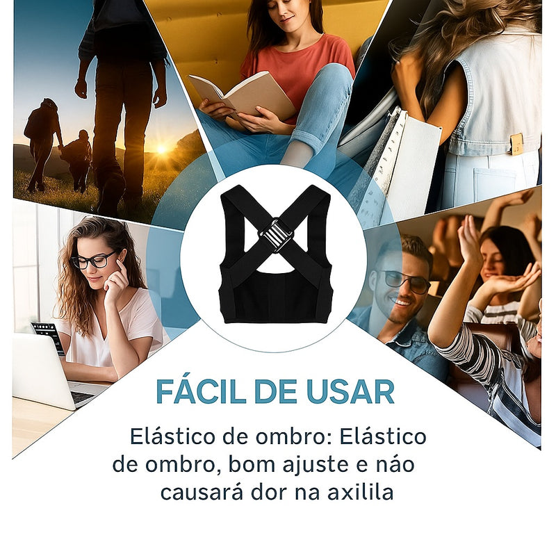Corretor Postural Unissex - Postura Regulavel