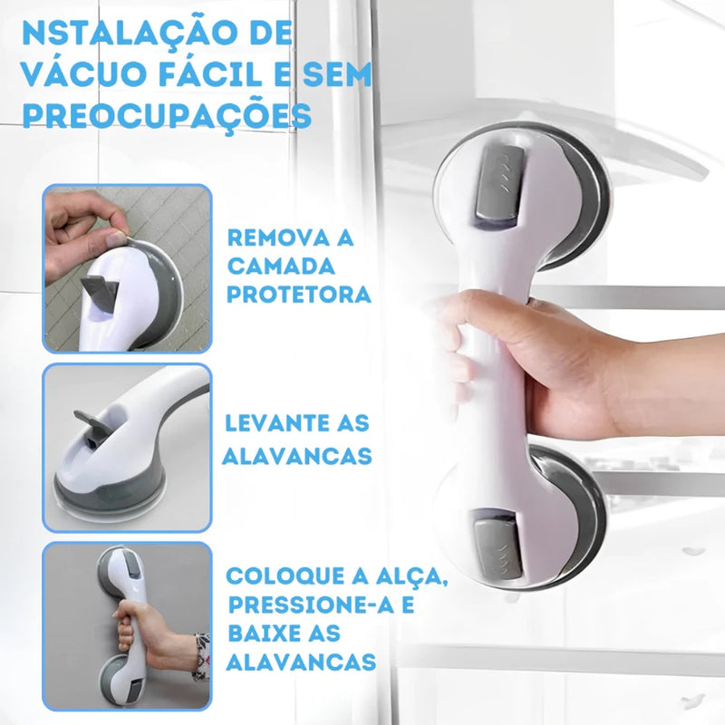 Barra de Apoio Portátil para Banheiro - SafeGrab