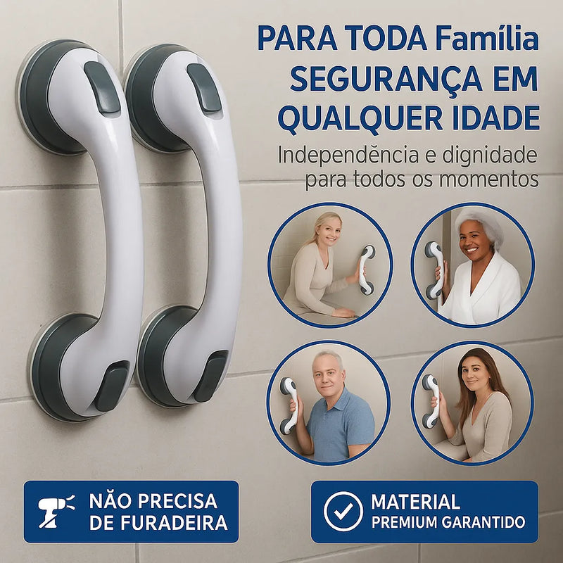 Barra de Apoio Portátil para Banheiro - SafeGrab