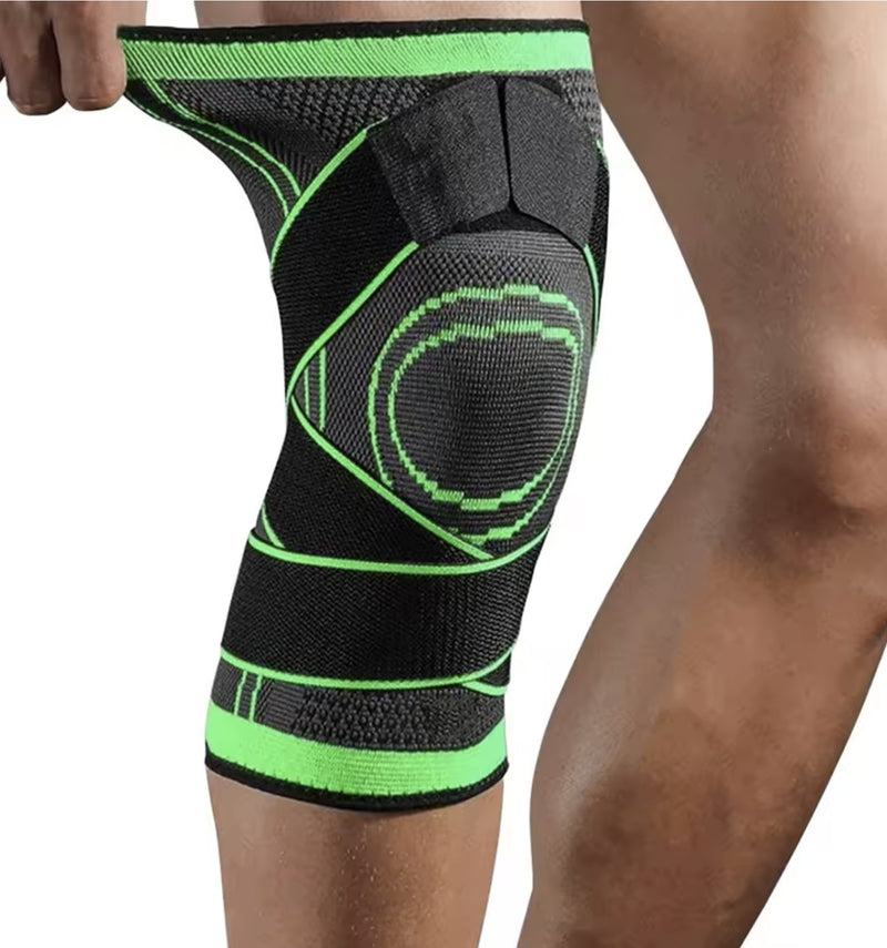 Joelheira de Compressão com Alças Ajustáveis Para Corrida, Treino e Uso Esportivo o Dia Todo