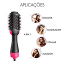 Escova Secadora Alisador Modelador 3 em 1