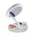 Espelho Com Led De Mesa Para Maquiagem Com Aumento 10x - Doaravel