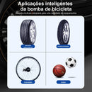 Bomba de Ar Portátil Mini - Elétrica com indicação digital sem fio do pneu