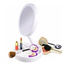 Espelho Com Led De Mesa Para Maquiagem Com Aumento 10x - Doaravel