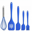 Kit 5 Utensílios de Cozinha - Cores Variadas - Design Resistente e Moderno