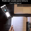 Lanterna Led Potente multi-funções 5 em 1 - Ultra Brilhante Com Uso Externo De Longo Alcance-Recarregável Usb Portátil