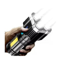 Lanterna Led Potente multi-funções 5 em 1 - Ultra Brilhante Com Uso Externo De Longo Alcance-Recarregável Usb Portátil