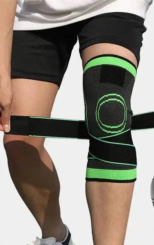 Joelheira de Compressão com Alças Ajustáveis Para Corrida, Treino e Uso Esportivo o Dia Todo