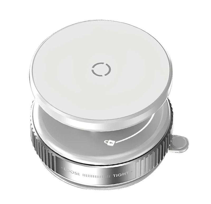 FixCell - Suporte magnético ultra resistente para celular, design dobrável e giratório em 360° com ventosa a vácuo