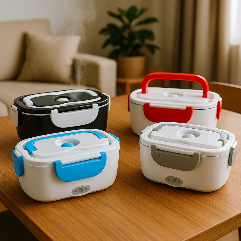 Marmita Elétrica Portátil 2 em 1 – ThermoBox Aqueça sua comida onde estiver