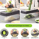 SlicePro – O Cortador e Fatiador de Legumes Multifuncional 16 em 1