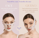 A FaceLift Pro - Máscara de contorno facial - Modela o Rosto, Suaviza Rugas e Papada.