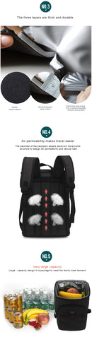 Mochila Térmica à Prova d'Água com Abridor de Garrafas