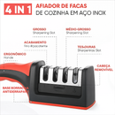 Afiador de Facas Profissional 4 em 1