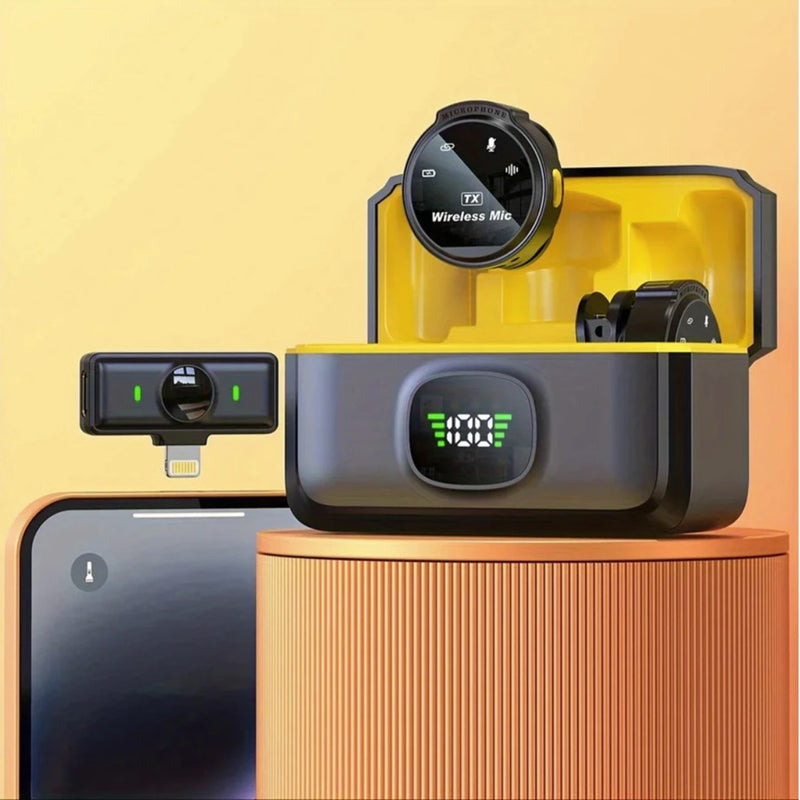 AirMic Pro - Microfone de Lapela Sem Fio