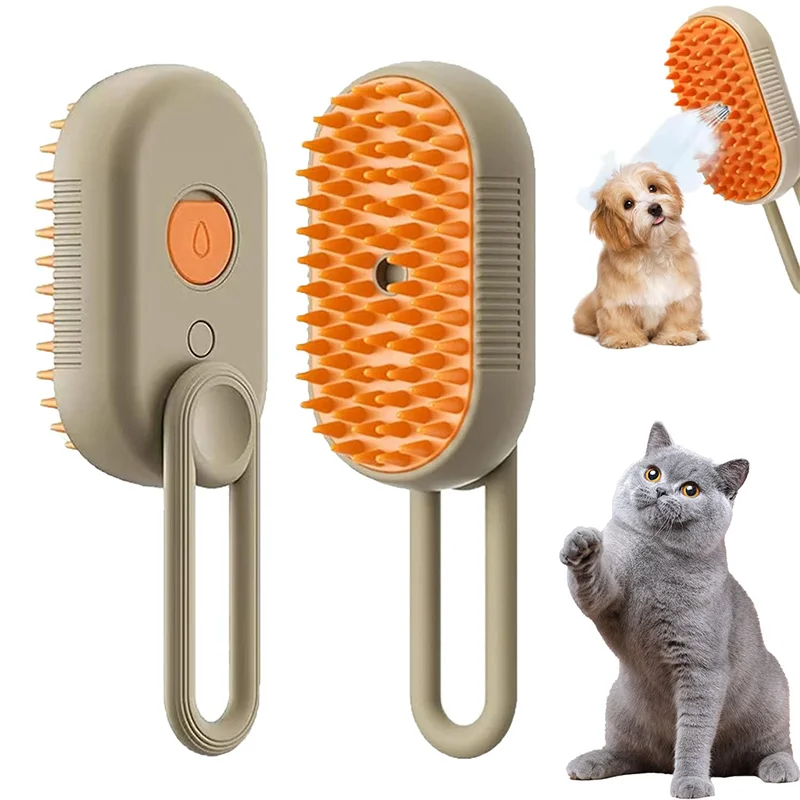 PetClean 3 em 1 - Escova Elétrica que Limpa, Massageia e Remove pelos - Anti-emaranhamento