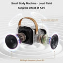 Karaokê Portátil com Caixa de Som Bluetooth e Microfone Sem Fio