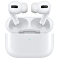 Fone de ouvido sem fio Bluetooth com microfone esportivo TWS branco