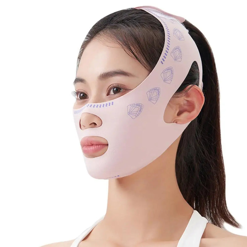 A FaceLift Pro - Máscara de contorno facial - Modela o Rosto, Suaviza Rugas e Papada.