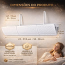 Defletor de Ar Split Premium - Direcionador de Vento, evite Gripe e Alergia